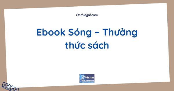 Ebook Sóng – Thưởng thức sách