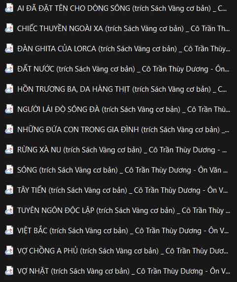 nội dung Bí quyết chinh phục ngữ văn 12 - Sách vàng cô Trần Thùy Dương