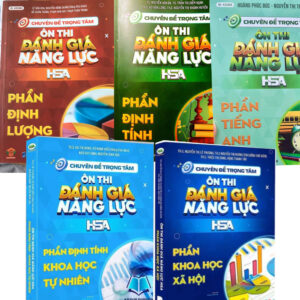 Sách ôn thi ĐGNL HSA các môn học mới nhất